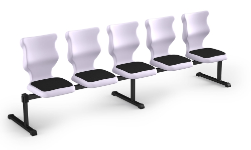 Zestaw siedziskowy Bench Soft 5 os. rozmiar 6 siedzisko pastelowy fioletowy