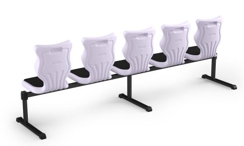 Zestaw siedziskowy Bench Soft 5 os. rozmiar 6 siedzisko pastelowy fioletowy