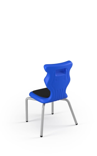 Krzesło Spider Soft rozmiar 0 siedzisko niebieski/stelaż szary - Krzesło szkolne Spider Soft rozmiar 0 niebieski