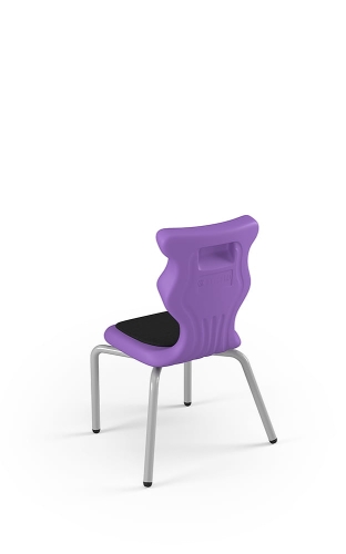 Krzesło Spider Soft rozmiar 0 siedzisko fioletowy/stelaż szary - Krzesło szkolne Spider Soft rozmiar 0 fioletowy