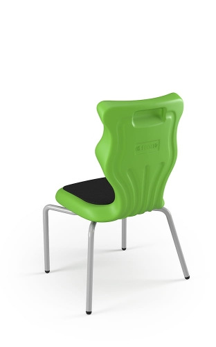 Krzesło Spider Soft rozmiar 3 siedzisko zielony/stelaż szary - Krzesło szkolne Spider Soft rozmiar 3 zielony