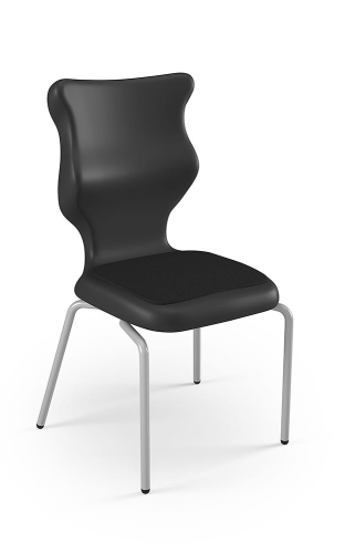Krzesło Spider Soft rozmiar 5 siedzisko czarny/stelaż szary