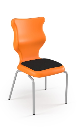 Krzesło Spider Soft rozmiar 5 siedzisko pomarańczowy/stelaż szary