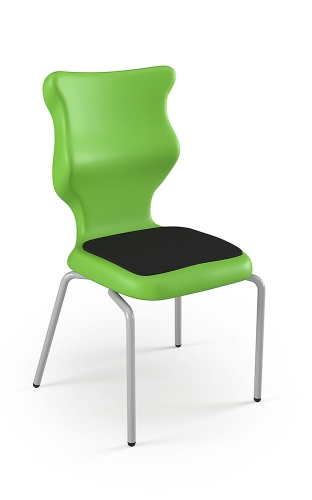 Krzesło Spider Soft rozmiar 6 siedzisko zielony/stelaż szary