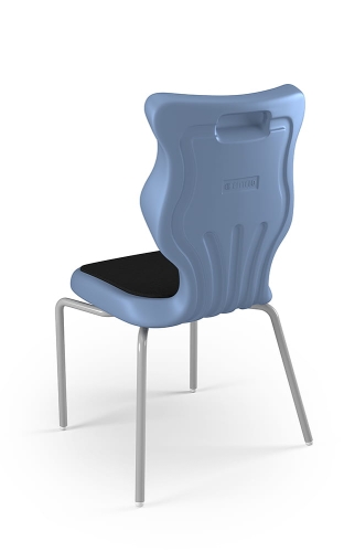 Krzesło Spider Soft rozmiar 6 siedzisko pastelowy niebieski/stelaż szary - Krzesło szkolne/studenckie Spider Soft rozmiar 6 pastelowy niebieski