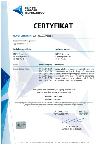 Krzesło C-Line rozmiar 6 siedzisko zielony/stelaż szary - 7784476a5139d370d9c72f9a5fb077bb
