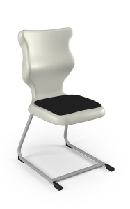 Krzesło C-Line Soft rozmiar 4 siedzisko jasny szary/stelaż szary
