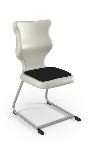 Krzesło C-Line Soft rozmiar 6 siedzisko jasny szary/stelaż szary