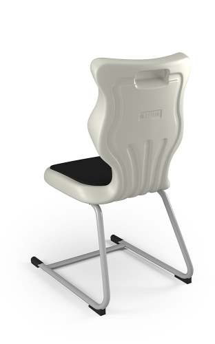 Krzesło C-Line Soft rozmiar 6 siedzisko jasny szary/stelaż szary - Krzesło szkolne/studenckie C-Line Soft rozmiar 6 jasny szary