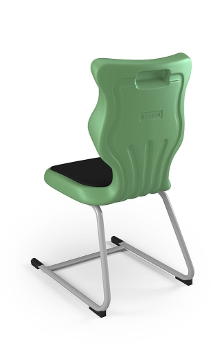 Krzesło C-Line Soft rozmiar 6 siedzisko pastelowy zielony/stelaż szary - Krzesło szkolne/studenckie C-Line Soft rozmiar 6 pastelowy zielony