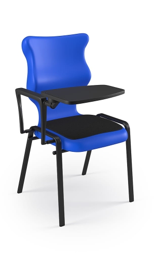 Krzesło Student Plus Soft rozmiar 6 siedzisko niebieski/stelaż czarny