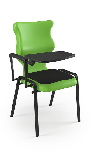 Krzesło Student Plus Soft rozmiar 6 siedzisko zielony/stelaż czarny - Krzesło szkolne/studenckie Student Plus Soft rozmiar 6 zielony