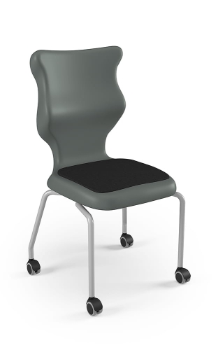 Krzesło szkolne Spider Move Soft rozmiar 4 szary