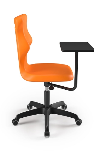 Krzesło szkolne Twist Plus rozmiar 5 pomarańczowy - stópki