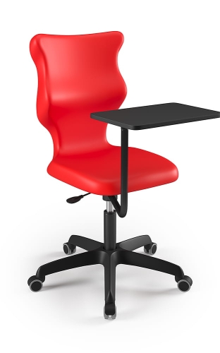 Krzesło Twist Plus czarny rozmiar 5 czerwony- stopki - Krzesło szkolne Twist Plus rozmiar 5 czerwony - stópki