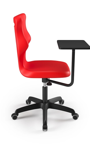 Krzesło Twist Plus czarny rozmiar 5 czerwony- stopki - Krzesło szkolne Twist Plus rozmiar 5 czerwony - stópki