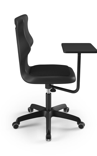 Krzesło szkolne Twist Plus Soft rozmiar 5 czarny - kółka