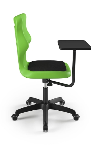 Krzesło szkolne/studenckie Twist Plus Soft rozmiar 6 zielony - stópki