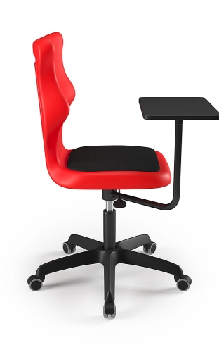 Krzesło szkolne/studenckie Twist Plus Soft rozmiar 6 czerwony - kółka