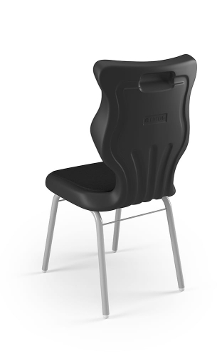 Krzesło Classic Soft rozmiar 5 siedzisko czarny/stelaż biały - Krzesło szkolne Classic Soft rozmiar 5 czarny