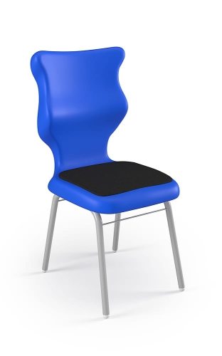 Krzesło Classic Soft rozmiar 6 siedzisko niebieski/stelaż biały - Krzesło szkolne/studenckie Classic Soft rozmiar 6 niebieski