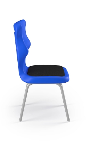 Krzesło Classic Soft rozmiar 6 siedzisko niebieski/stelaż biały - Krzesło szkolne/studenckie Classic Soft rozmiar 6 niebieski