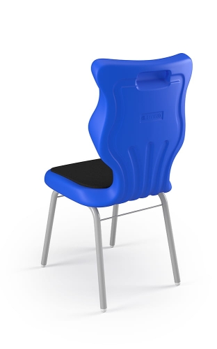 Krzesło Classic Soft rozmiar 6 siedzisko niebieski/stelaż biały - Krzesło szkolne/studenckie Classic Soft rozmiar 6 niebieski