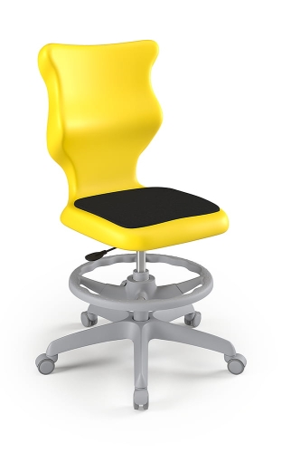 Krzesło szkolne Twist Soft żółte rozmiar 4