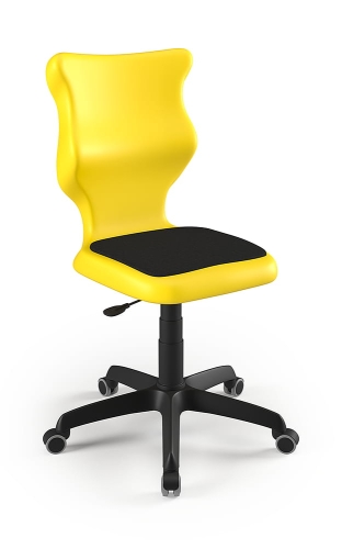 Krzesło szkolne/studenckie Twist Soft żółte rozmiar 6