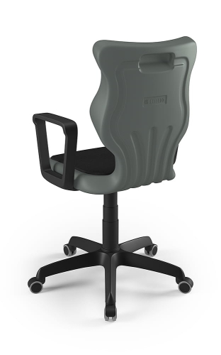 Twist Soft szary siedzisko szare rozmiar 6 WK+P - stopki - Krzesło szkolne/studenckie Twist Soft szare rozmiar 6 - podłokietniki