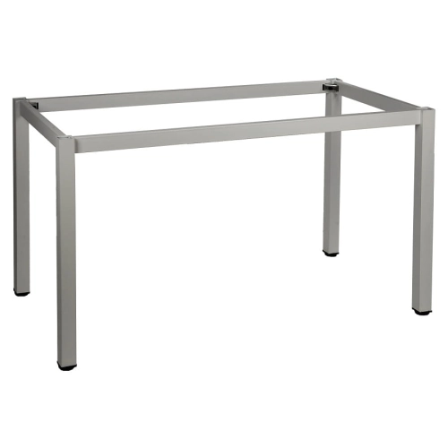 Stelaż ramowy stołu 176x76 cm, noga kwadratowa, kolor alu - 4a2e291ceb250119bab2a4d7a4b49d84