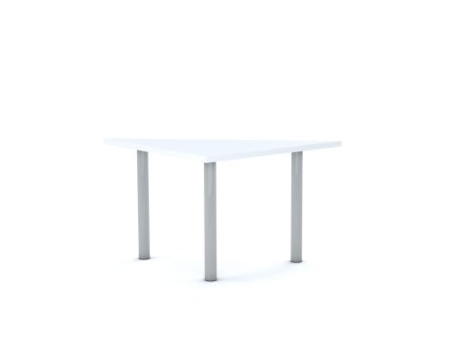 Stół CLASSIC Trójkąt 750x750x1060 blat biały rozmiar 5