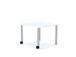 Stół MOVE Kwadrat 750x750 stelaż biały/blat biały rozmiar 4