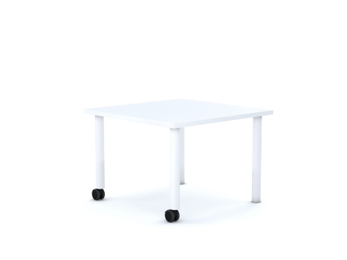 Stół MOVE Kwadrat 750x750 stelaż biały/blat biały rozmiar 5 - Stół MOVE Kwadrat 750x750 blat biały rozmiar 5