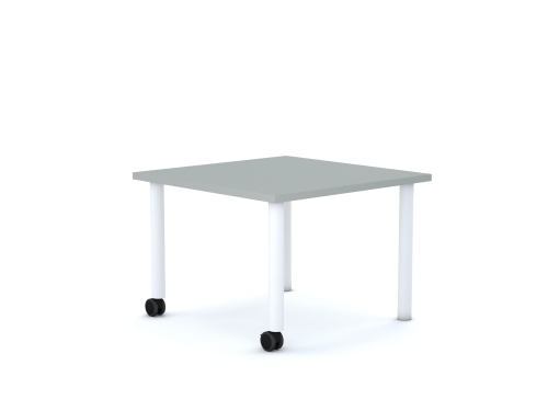 Stół MOVE Kwadrat 750x750 stelaż biały/blat szary rozmiar 5 - Stół MOVE Kwadrat 750x750 blat szary rozmiar 5