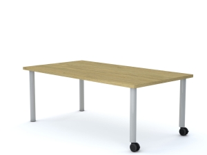 Stół MOVE Prostokąt 1200x750 stelaż szary/blat dąb rozmiar 5
