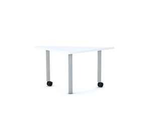 Stół MOVE Trójkąt 750x750x1060 stelaż biały/blat biały rozmiar 4