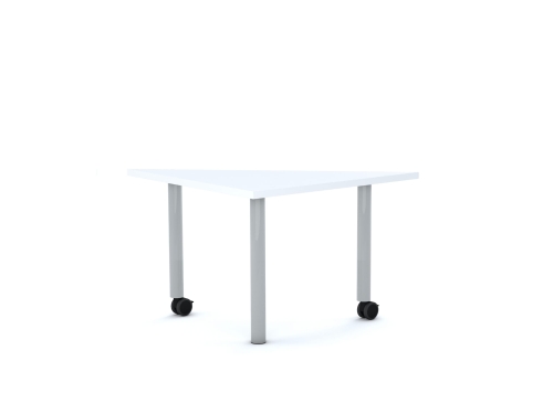 Stół MOVE Trójkąt 750x750x1060 stelaż biały/blat biały rozmiar 6