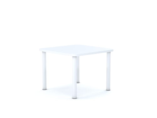 Stół SMART Kwadrat 700x700 stelaż biały/blat biały rozmiar 0 - Stół SMART Kwadrat 700x700 blat biały rozmiar 0