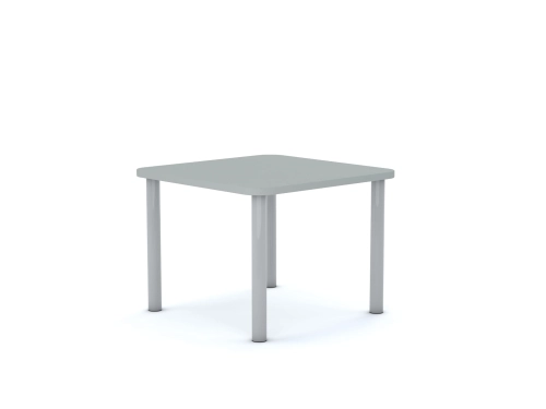 Stół SMART Kwadrat 700x700 stelaż biały/blat szary rozmiar 0 - Stół SMART Kwadrat 700x700 blat szary rozmiar 0
