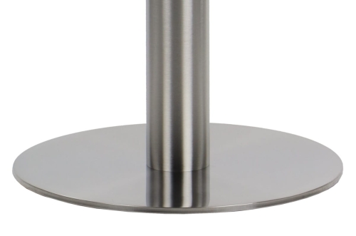 Podstawa stolika SH-3001-1/S, fi 39,5 cm, stal nierdzewna szczotkowana (stelaż stolika) - a2622f527abdab46b1669e1d29401354