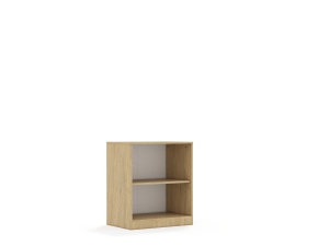Regał Blox Base 70 2P 706x466x813 korpus dąb