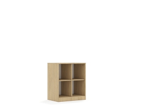 Regał Blox Base 70 2PP 706x466x813 korpus dąb