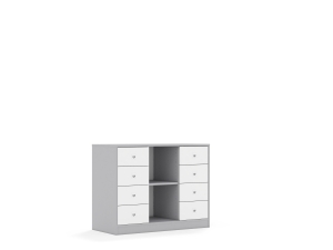 Regał BLOX Base 110 2PP 8SB 1049x466x813