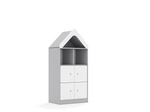 Regał BLOX Base 70 3PP 4F1 z daszkiem 706x466x1575