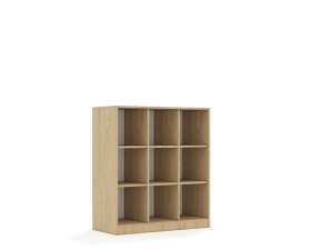 Regał Blox Base 110 3PP 1049x466x1165 korpus dąb