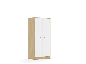 Szafa Blox Base 70 4P 2F4 706x466x1517 korpus dąb/2x front biały