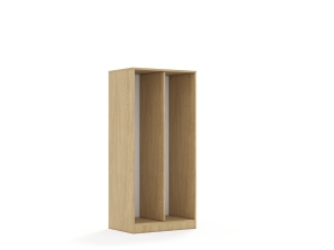 Regał na pojemniki Blox Base 70 4PG 706x466x1517 korpus dąb