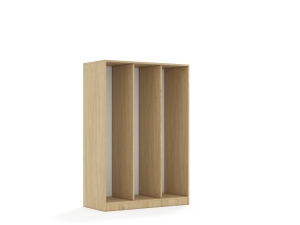 Regał na pojemniki Blox Base 110 4PG 1049x466x1517 korpus dąb