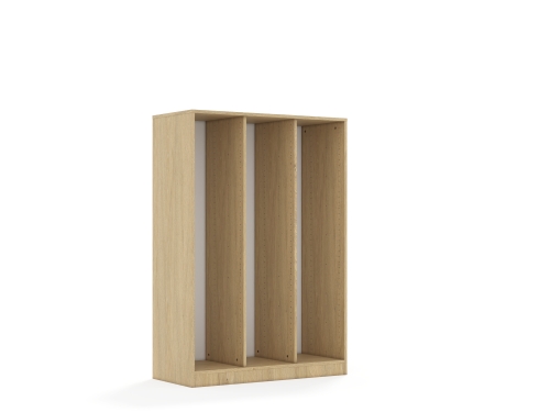 Regał na pojemniki Blox Base 110 4PG 1049x466x1517 korpus dąb